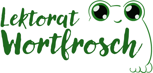 Lektorat Wortfrosch Logo